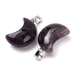 Natural Amethyst Pendants&nbsp;G-F820-02L-17
