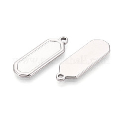304 Stainless Steel Pendant Cabochon Settings&nbsp;STAS-N108-63P
