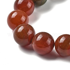 Natural Multi-Color Agate Beads Strands&nbsp;G-A261-B22-14mm