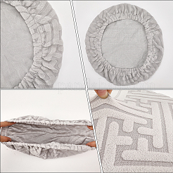 Flannel Stool Cover&nbsp;AJEW-WH20816-066C