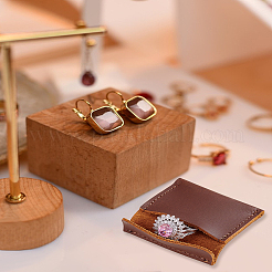 1Pc Rectangle PU Leather Ring Bags&nbsp;ABAG-LP0001-06