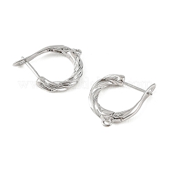 SHEGRACE Brass Hoop Earring Findings&nbsp;XGRQ79445-931P