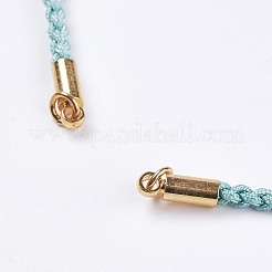 Braided Cotton Cord Bracelet Making&nbsp;MAK-I006-03G