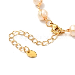 Natural Pearl Beaded Bracelet for Girl Women&nbsp;BJEW-JB06854