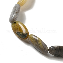 Natural Bamboo Leaf Agate Beads Strands&nbsp;G-NH0014-B01-03