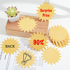 100Pcs Sun DIY Paper Cards&nbsp;AJEW-SP0004-68A-02