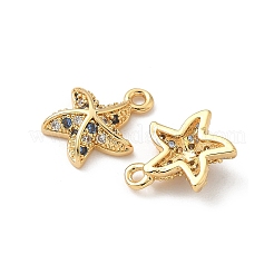Brass Micro Pave Cubic Zirconia Charms&nbsp;X1-KK-C099-01B-G