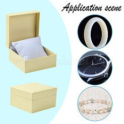 Paper Covered ABS Plastic Storage Boxes for Watches&nbsp;CON-WH20005-10B