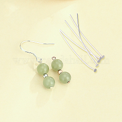 40Pcs 925 Sterling Silver Flat Head Pins&nbsp;STER-SC0001-08