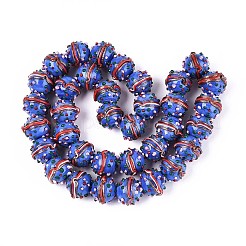 Handmade Lampwork Bumpy Beads&nbsp;LAMP-T022-05C