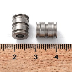 Non-Tarnish 303 Stainless Steel European Beads&nbsp;STAS-Q302-18A-P