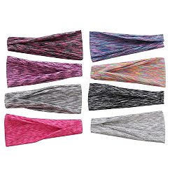 Polyester & Spandex Stretch Elastic Yoga Headbands&nbsp;OHAR-P021-09C