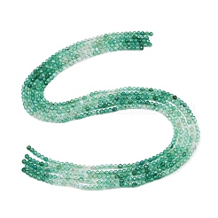 Natural Green Onyx Agate Beads Strands&nbsp;G-L633-A01-3mm