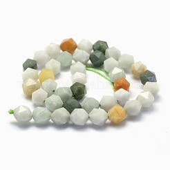 Natural Myanmar Jade/Burmese Jade Beads Strands&nbsp;G-K285-37B