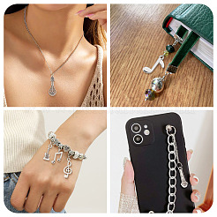 68Pcs 17 Styles Tibetan Style Alloy Pendants&nbsp;FIND-TA0006-19