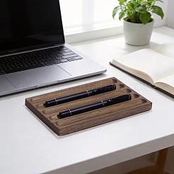 Bamboo Office Desktop Pen Holder&nbsp;AJEW-WH0481-693