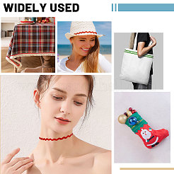 2 Rolls 2 Colors Polyester Ribbon&nbsp;OCOR-GL0001-33A