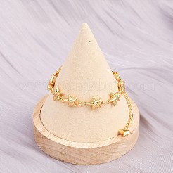 304 Stainless Steel Link Bracelets for Women&nbsp;BJEW-D359-10G