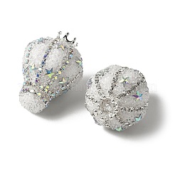 Crown Hot Air Balloon Acrylic Rhinestone Beads&nbsp;OACR-S048-03D