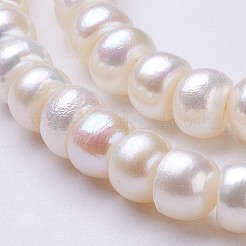 Natural Cultured Freshwater Pearl Beads Strands&nbsp;PEAR-P002-34-01
