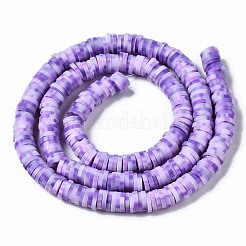 Handmade Polymer Clay Beads Strands&nbsp;CLAY-N008-010-157-A