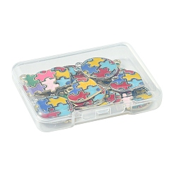 20Pcs 5 Styles Alloy Enamel Pendants&nbsp;ENAM-FS0003-57