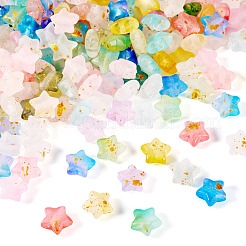 180Pcs 9 Colors Gradient Color Transparent Acrylic Beads&nbsp;OACR-TA0003-40