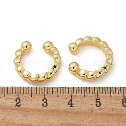 Rack Plating Brass Twist Rope Shape Cuff Earrings&nbsp;EJEW-G288-08G