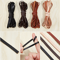 5M Flat Cowhide Leather Cord&nbsp;WL-GF0001-22A-01