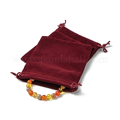 30Pcs Rectangle Velvet Pouches&nbsp;TP-FS0001-02B