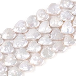 Natural Baroque Keshi Pearl Beads Strands&nbsp;PEAR-T006-33A