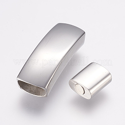 Tarnish Resistant 304 Stainless Steel Magnetic Clasps&nbsp;STAS-G136-01P