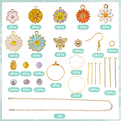 DIY Flower Earring Making Kit&nbsp;DIY-SC0030-66