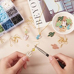DIY Cactus Earrings Making Kit&nbsp;DIY-SZ0005-93