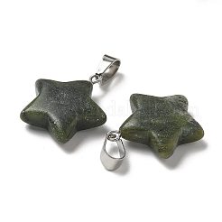 Natural Southern Jade Pendants&nbsp;G-B127-12P-10