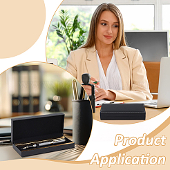 Rectangle Paper Pen Storage Case&nbsp;OFST-WH0050-027B