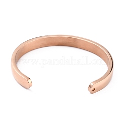 Ion Plating(IP) 304 Stainless Steel Cuff Bangles&nbsp;STAS-C023-02