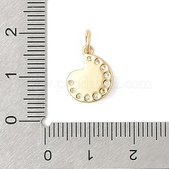 Brass Rhinestone Pendants&nbsp;LS-STAS-V013-03G-1