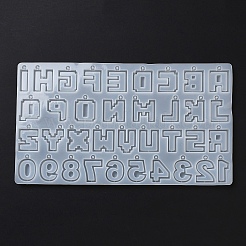 Letter & Number DIY Silicone Pendant Molds&nbsp;DIY-F139-01
