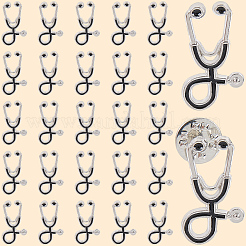 30Pcs Creative Zinc Alloy Brooches&nbsp;JEWB-CP0001-35