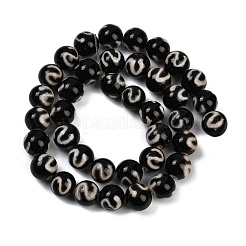 Tibetan Style dZi Beads Strands&nbsp;G-P584-A02-01A