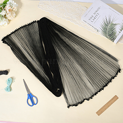 Polyester Pleated Fabric&nbsp;DIY-WH20007-674B
