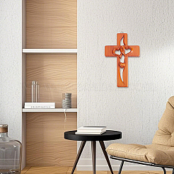 Wood Big Pendants&nbsp;WOOD-WH0063-09A
