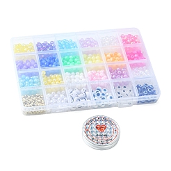 DIY Evil Eye Bracelet Making Kit&nbsp;DIY-FS0003-75