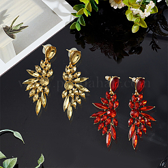 3 Pairs 3 Colors Resin Wing Dangle Stud Earrings&nbsp;EJEW-GO0003-24