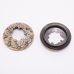 Alloy Candle Lids&nbsp;LS-PALLOY-WH0071-41AB