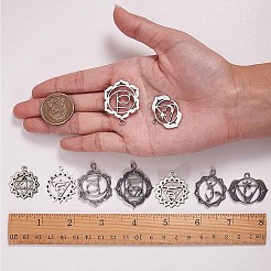 Tibetan Style Alloy Pendants&nbsp;TIBEP-SC0001-02