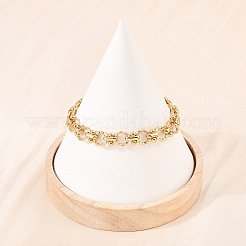304 Stainless Steel Link Chain Bracelets for Women&nbsp;BJEW-H207-01C-G