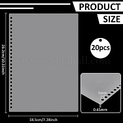 PP Plastic Binder Dividers&nbsp;DIY-WH0899-760B-A