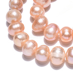 Natural Cultured Freshwater Pearl Beads Strands&nbsp;PEAR-N013-06J